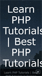 Mobile Screenshot of best-php-tutorials.com